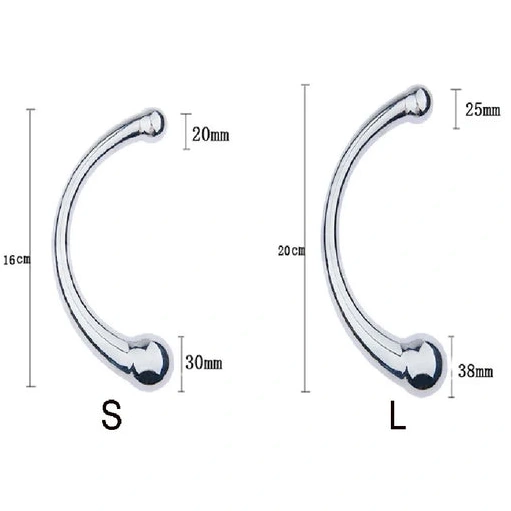 Anal Hooks Anal Steel Hook 5858 Ended Elegant Double Stainless 1017